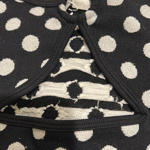 Zara Tops Zara Black And White Polka Dot Bodysuit Poshmark